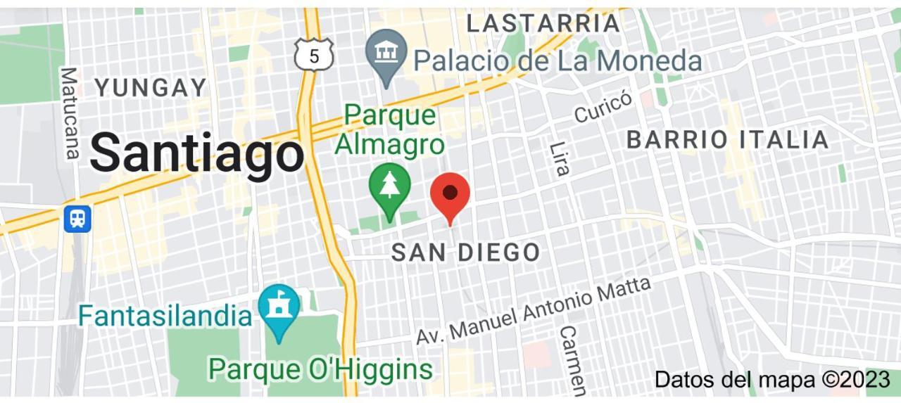 Apartamento En Santiago Centro Cerca De Movistar Arena, Caupolican Buitenkant foto