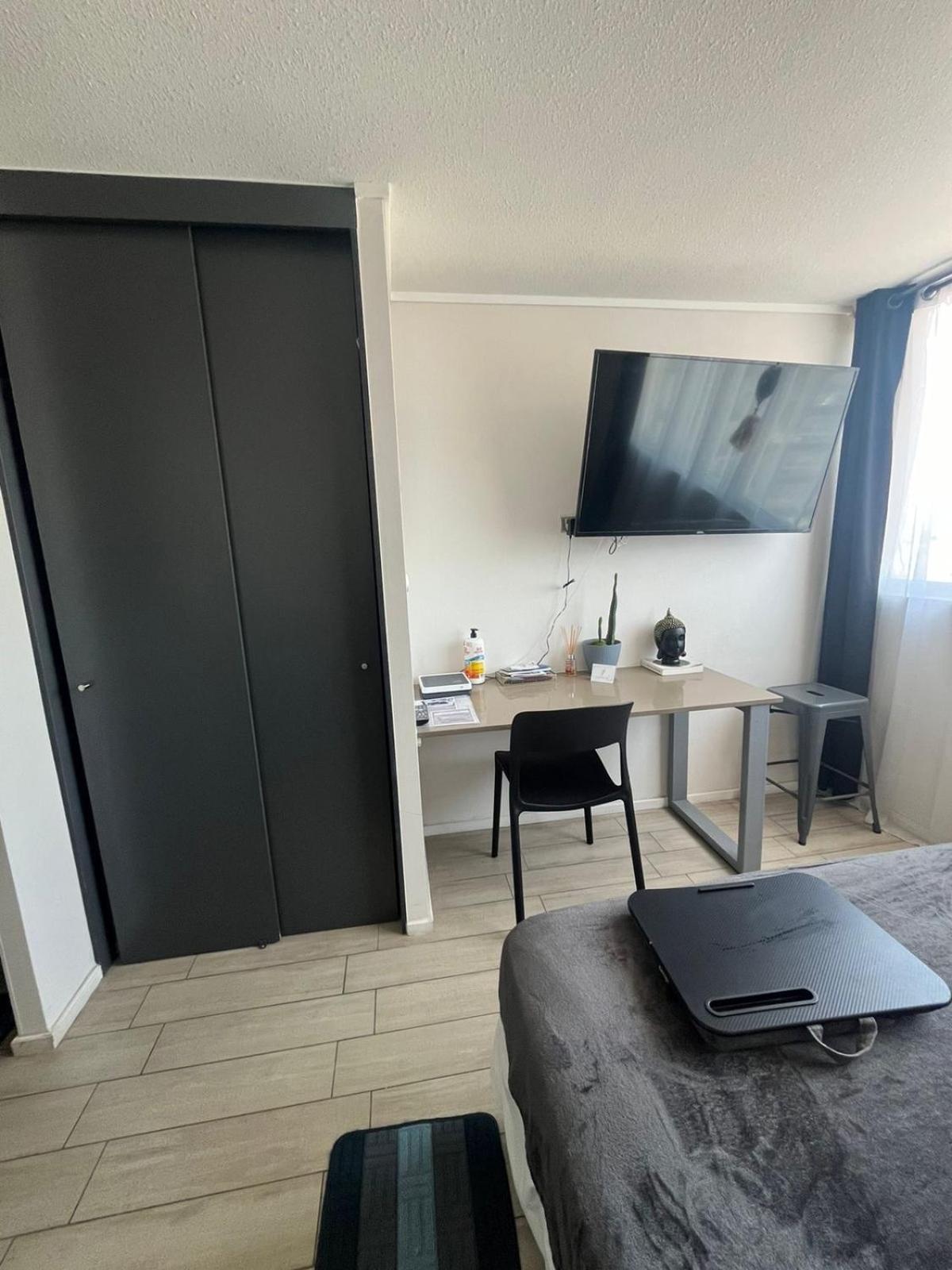 Apartamento En Santiago Centro Cerca De Movistar Arena, Caupolican Buitenkant foto